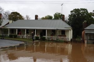 flooded house